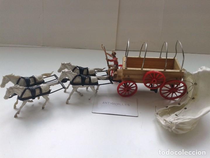Figuras de goma y PVC: CARRETA MADERA COMANSI,1&ordf; GENERACION - Foto 9
