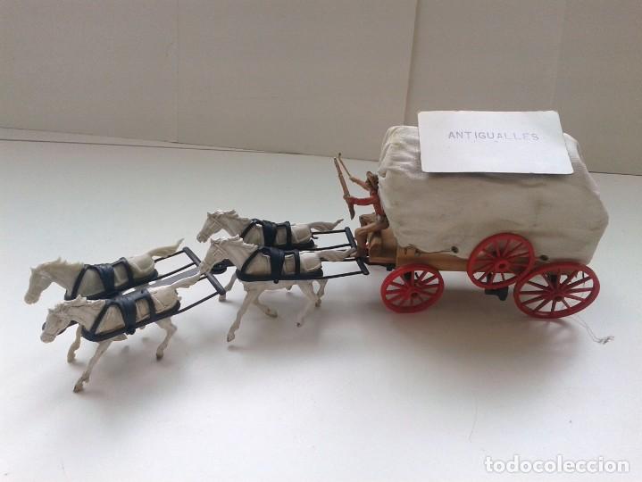 Figuras de goma y PVC: CARRETA MADERA COMANSI,1&ordf; GENERACION - Foto 12