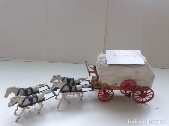 Figuras de goma y PVC: CARRETA MADERA COMANSI,1&ordf; GENERACION - Foto 13
