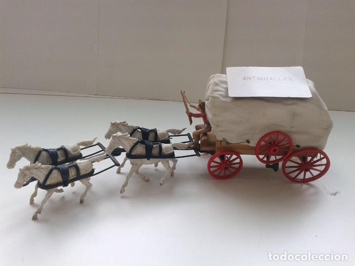 Figuras de goma y PVC: CARRETA MADERA COMANSI,1&ordf; GENERACION - Foto 14