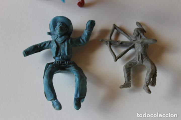 Figuras de goma y PVC: LOTE VAQUEROS, INDIOS Y CABALLOS, COMANSI JECSAN - Foto 6