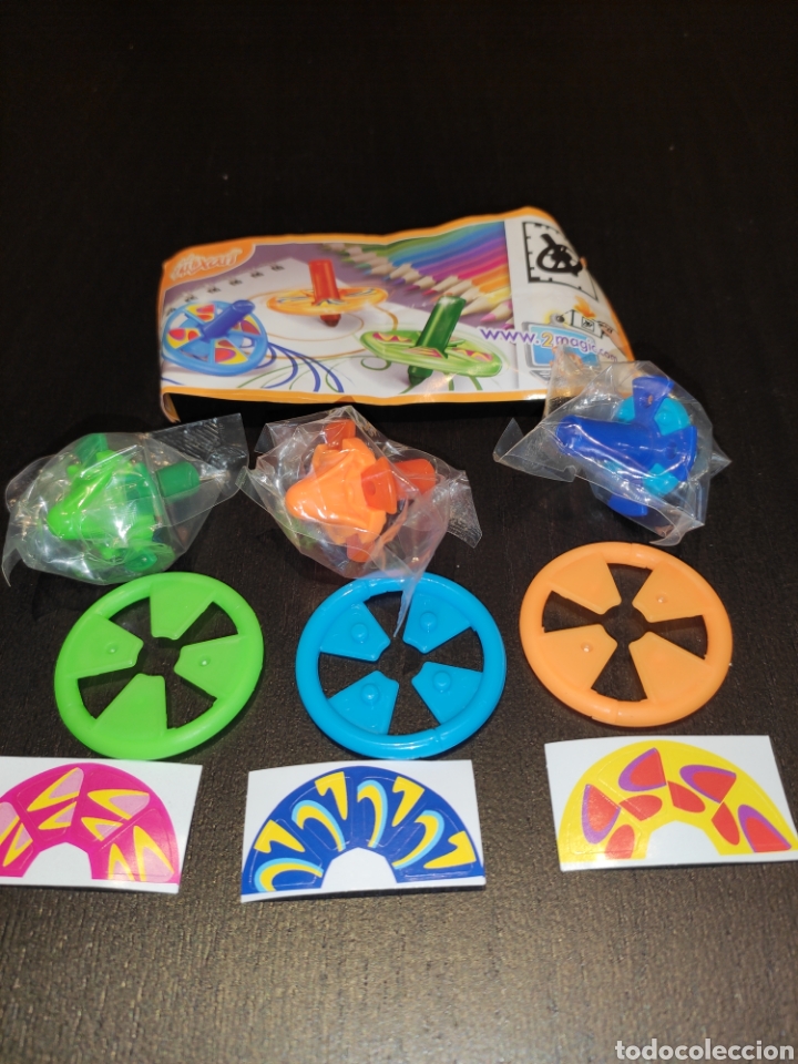 Figurines en Caoutchouc et PVC: kINDER FERRERO 189 serie Mixart peonza que pinta