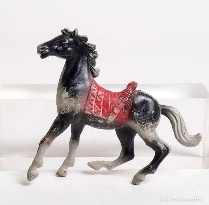 Figuras de goma y PVC: Caballo indio de Comansi. A&ntilde;os 70 - Foto 2