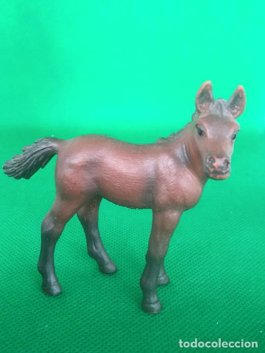 Figuras de goma y PVC: Caballo potro schleich 2003 - Foto 1