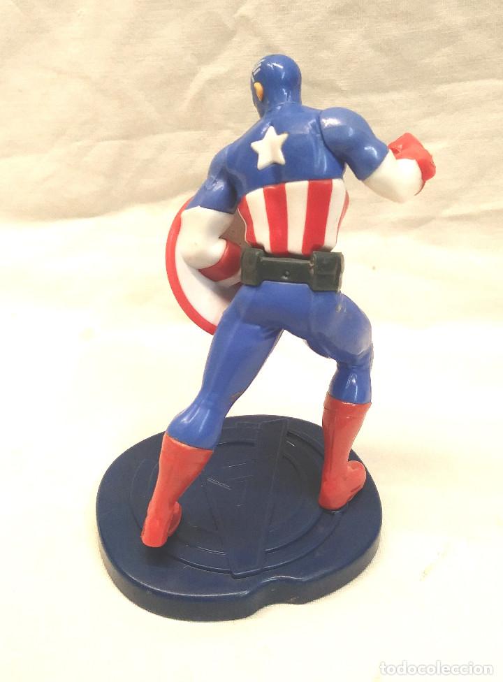Figuras de goma y PVC: Capitan America de Marvel. Med. 9 cm - Foto 2