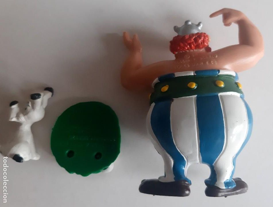 Figuras de goma y PVC: DOS FIGURAS : OBELIX - IDEAFIX - Foto 2