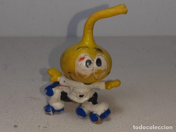 Gummi- und PVC-Figuren: ANTIGUA FIGURA DE GOMA DE LOS SNORKELS - SNORKEL PATINANDO - A&Ntilde;OS 80 APPLAUSE