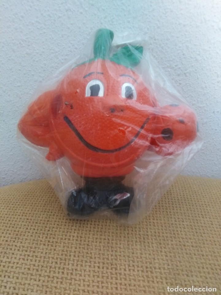 Figuras de goma y PVC: Hucha Naranjito pl&aacute;stico - Foto 3