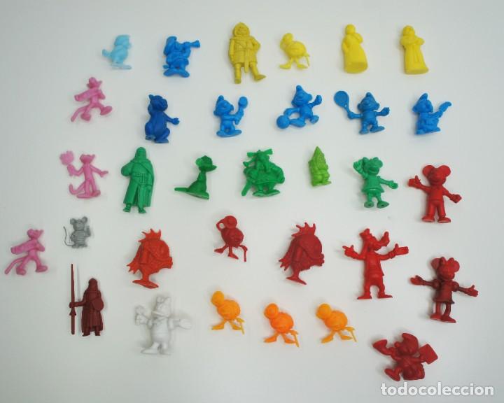 Figuras de goma y PVC: LOTE DE 32 FIGURAS VARIAS DUNKIN . - Foto 3