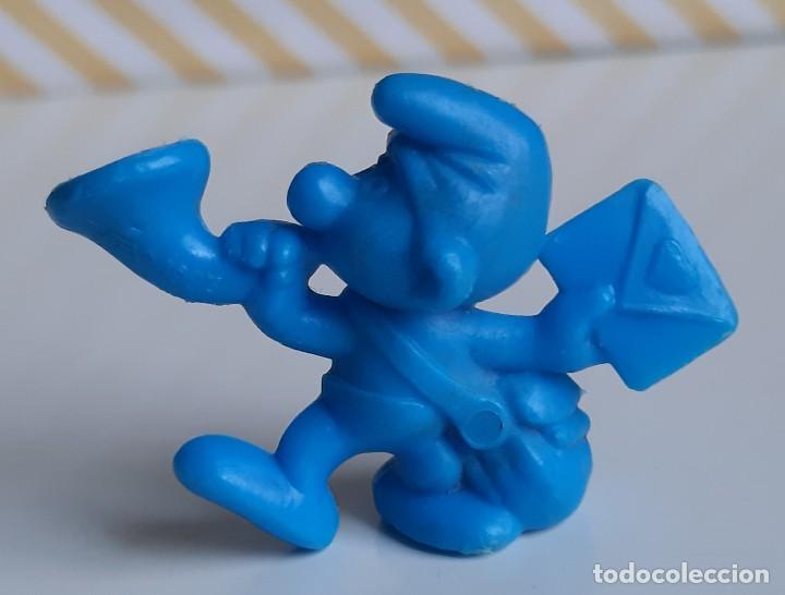 Figuras de goma y PVC: PITUFO CARTERO - DUNKIN - Foto 1