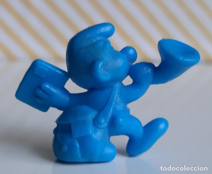 Figuras de goma y PVC: PITUFO CARTERO - DUNKIN - Foto 2