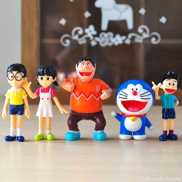 Figuras de goma y PVC: Lote figuras Doraemom - Foto 1