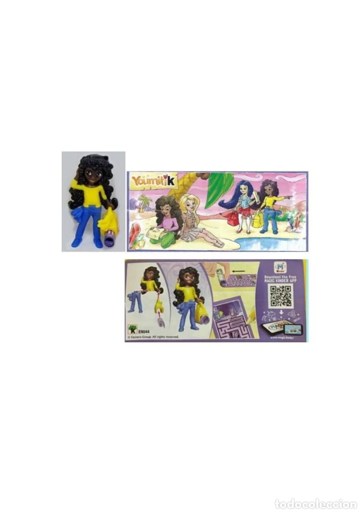 Figuras de goma Kinder: Youmiti: Chicas EN044 + BPZ - Foto 1
