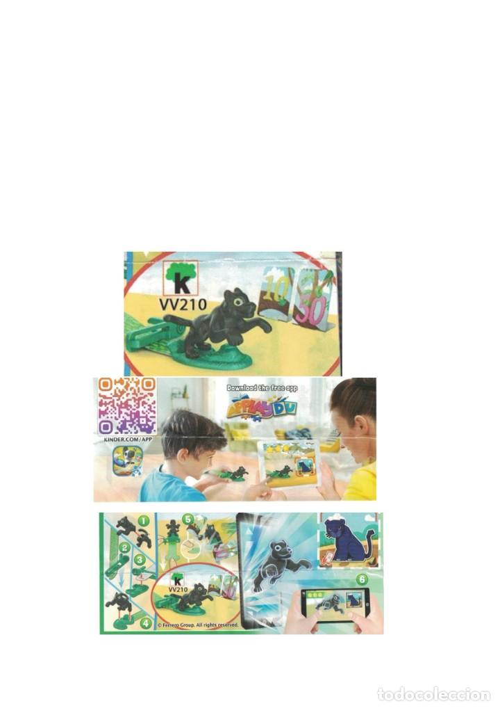 Figuras de goma Kinder: Applaydu Pantera VV210 + BPZ - Foto 1