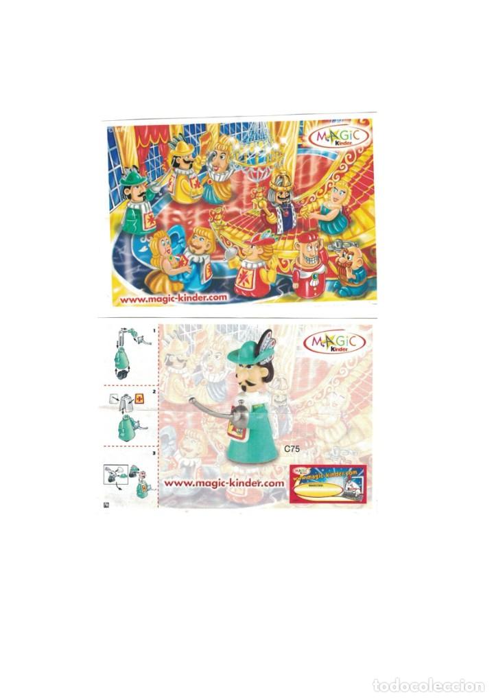 Figuras de goma Kinder: BPZ los mosqueteros C75 - Foto 1