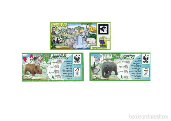 Figuras de Borracha e PVC: BPZ Natoons DC018 Elefante y DC024 Rinoceronte italianos