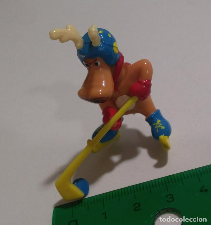 Figuras de Borracha e PVC: alce hockey hielo mu&ntilde;eco reno figura mu&ntilde;eco kinder figurita mu&ntilde;equito