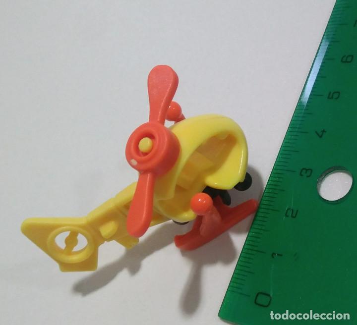 Figuras de Borracha e PVC: helicoptero montable kinder miniatura infinimix vehiculo
