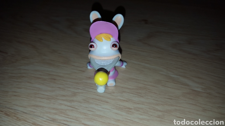 Figurines en Caoutchouc et PVC: Figura pvc rabbids invaden los deportes tenista tenis mu&ntilde;eco dibujos animados ubisoft