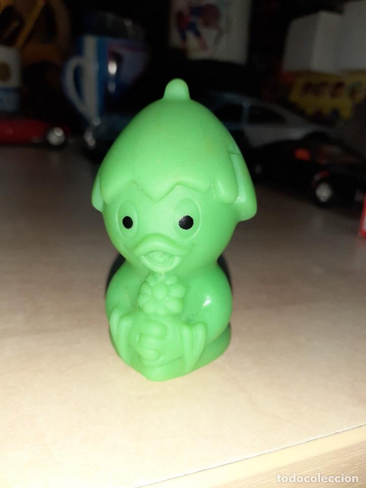 Figure di Gomma e PVC: Mu&ntilde;eco de goma del pollo Calimero.Promocional a&ntilde;os 70.
