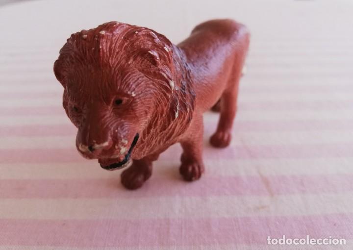 Figuras de goma y PVC: Figura le&oacute;n plastico pvc - Foto 1