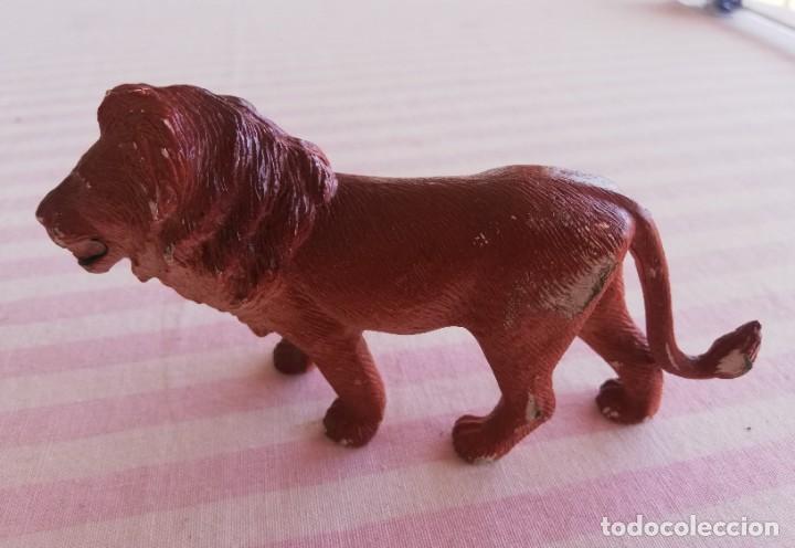 Figuras de goma y PVC: Figura le&oacute;n plastico pvc - Foto 2