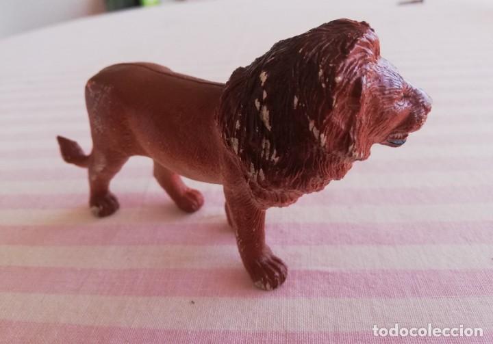 Figuras de goma y PVC: Figura le&oacute;n plastico pvc - Foto 3