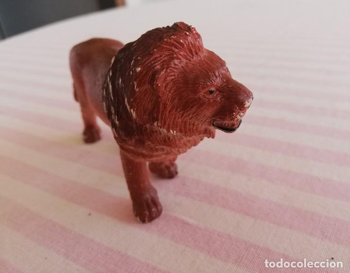 Figuras de goma y PVC: Figura le&oacute;n plastico pvc - Foto 4