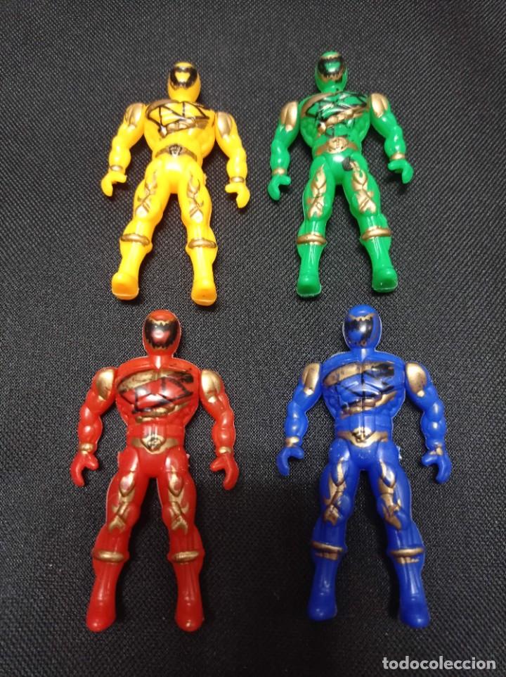 Figuras de goma y PVC: 4 POWER RANGER PLASTICO KIOSKO - Foto 1