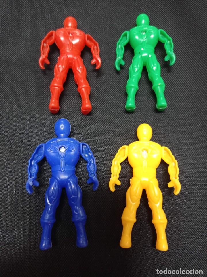 Figuras de goma y PVC: 4 POWER RANGER PLASTICO KIOSKO - Foto 2