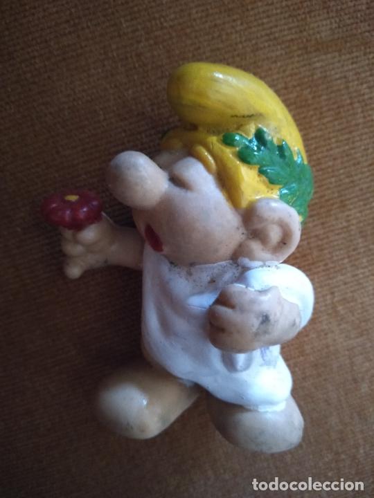 Figuras de goma y PVC: Pitufo smurf romano PVC - Foto 1