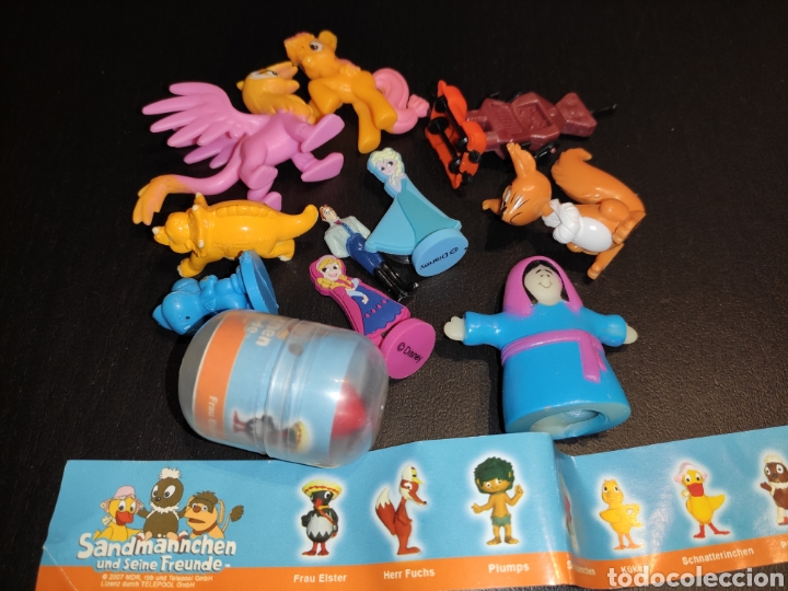 Figuras de Borracha e PVC: 11 figuras variadas tipo kINDER varias marcas