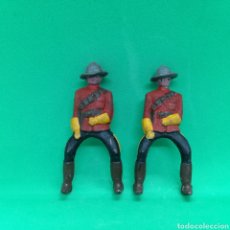 Figuras de Goma y PVC: ANTIGUAS FIGURAS REAMSA, JECSAN, PECH. POLICIA MONTADA DEL CANADA.. Lote 253917925