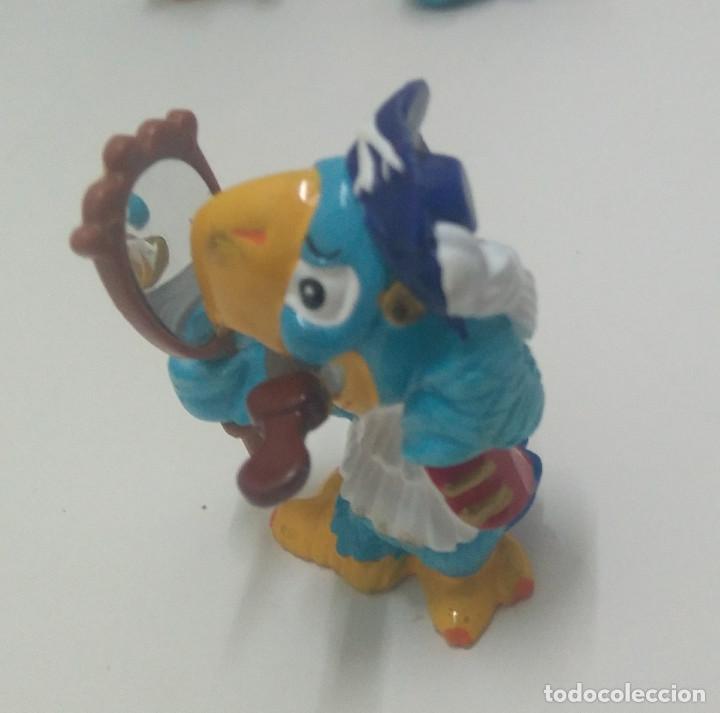 Figuras de Borracha e PVC: KINDER LORO PIRATA PAPAGAYo miniatura mini pajaro papagali ESPEJO