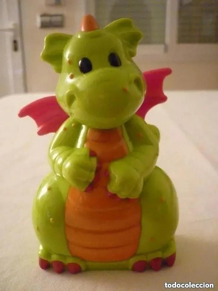 Figuras de Goma y PVC: FIGURA INFANTIL DE PL&Aacute;STICO DEL CASTILLO DEL DRAG&Oacute;N - MEGA BLOKS MEGABLOKS - 11CM