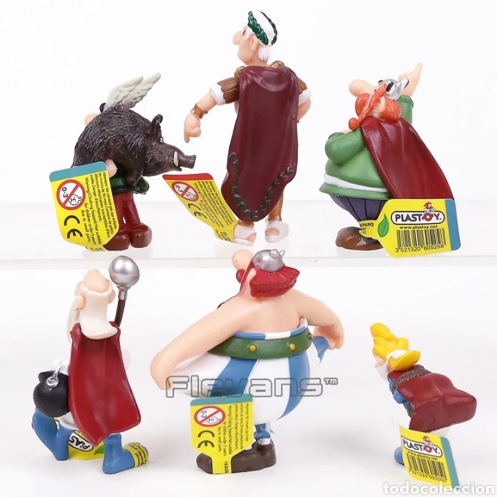 Figuras de goma y PVC: Lote figuras Asterix y obelis - Foto 4