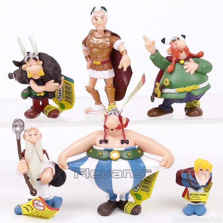 Figuras de goma y PVC: Lote figuras Asterix y obelis - Foto 1