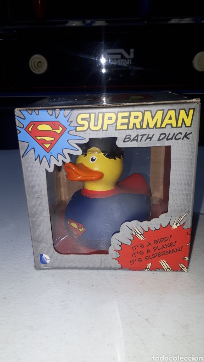 Figuras de goma y PVC: Superman bath duck dc comics - Foto 2