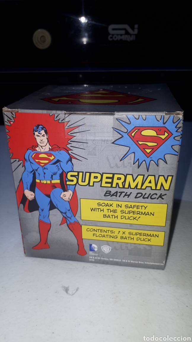 Figuras de goma y PVC: Superman bath duck dc comics - Foto 3
