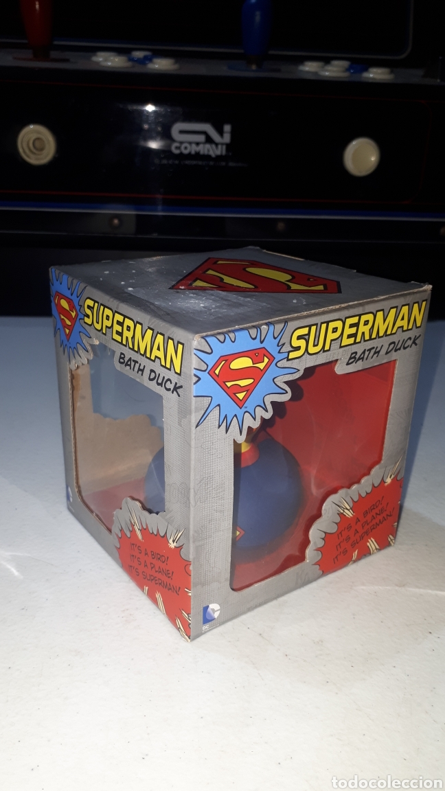 Figuras de goma y PVC: Superman bath duck dc comics - Foto 1