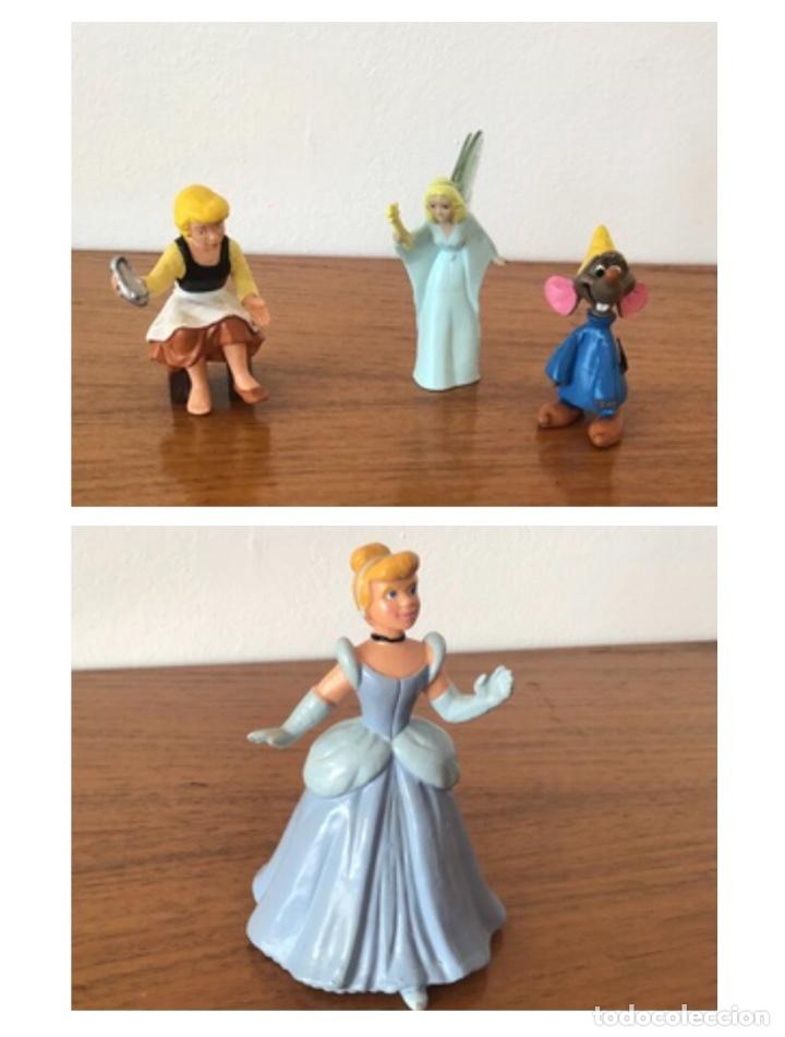Figuras de goma y PVC: Lote mu&ntilde;ecos La Cenicienta Disney Bullyland a&ntilde;os 90