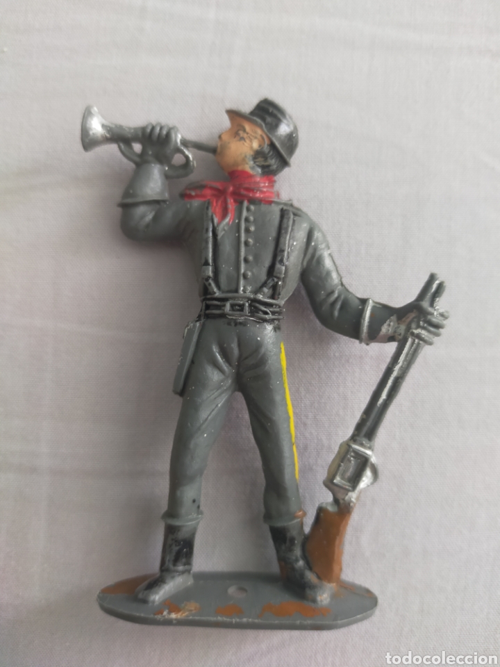 Figuras de goma y PVC: Comansi soldado confederado - Foto 1