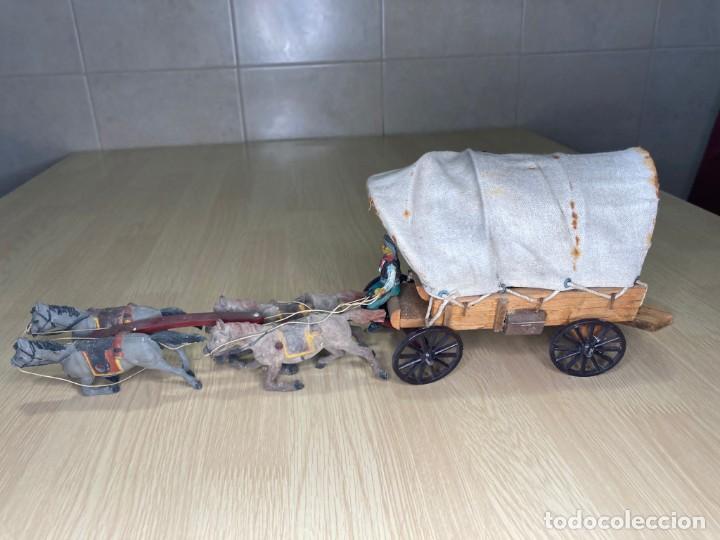 Figuras de goma y PVC: Carroza del oeste de Pech - Foto 1