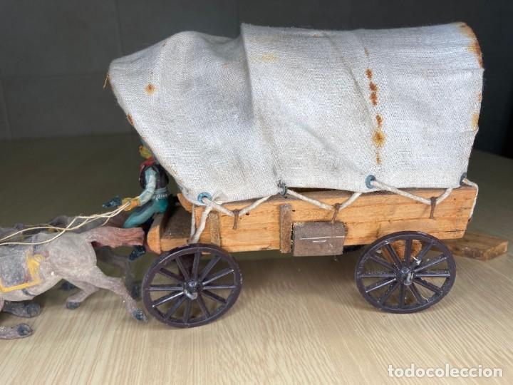 Figuras de goma y PVC: Carroza del oeste de Pech - Foto 3