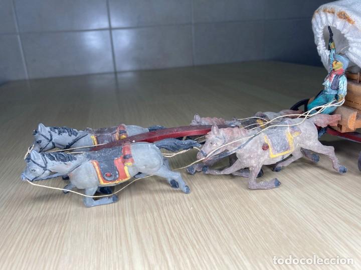 Figuras de goma y PVC: Carroza del oeste de Pech - Foto 4