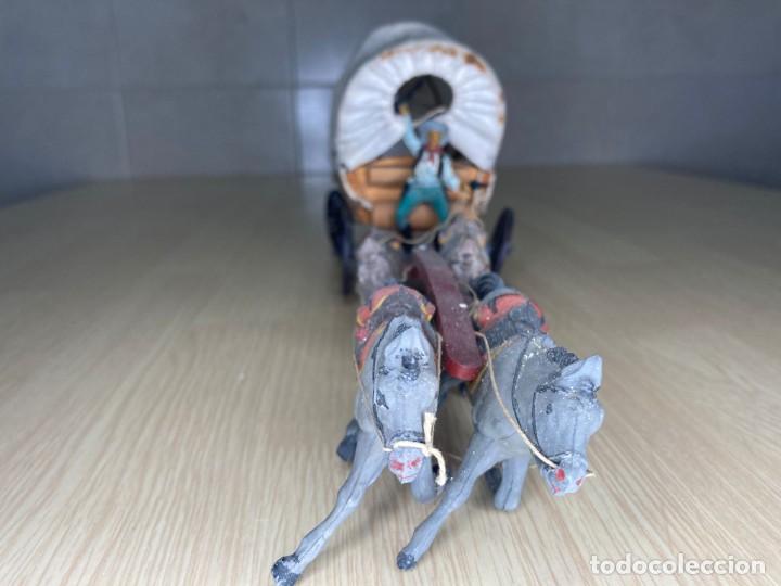 Figuras de goma y PVC: Carroza del oeste de Pech - Foto 6