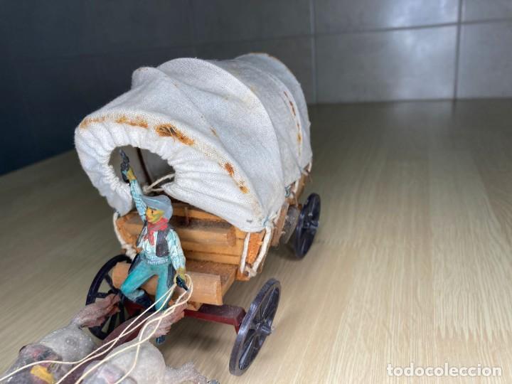 Figuras de goma y PVC: Carroza del oeste de Pech - Foto 7