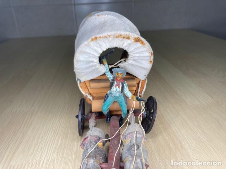 Figuras de goma y PVC: Carroza del oeste de Pech - Foto 8