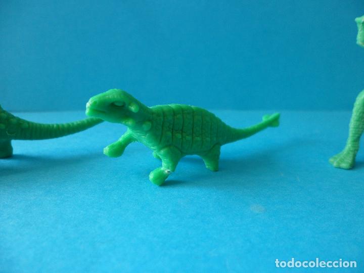 Figuras de Goma y PVC: Lote de Dinosaurios verdes Dunkin - Premium - Foto 5 - 257317585