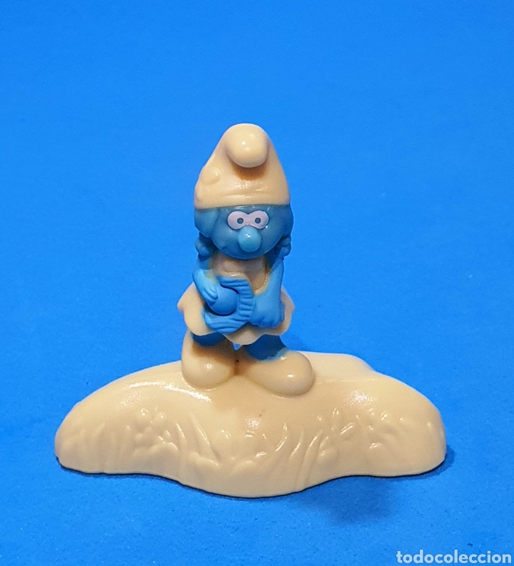 Figuras de Goma y PVC: FIGURA PITUFO DE PL&Aacute;STICO PEYO 2017 MC DONALDS